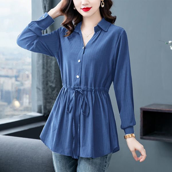 women's blouses shirts elegant vneck folds loose shirring bow lace up shirt women's clothing autumn oversized casual office lady, White
women's blouses shirts elegant vneck folds loose shirring bow lace up shirt women's clothing autumn oversized casual office lady, White