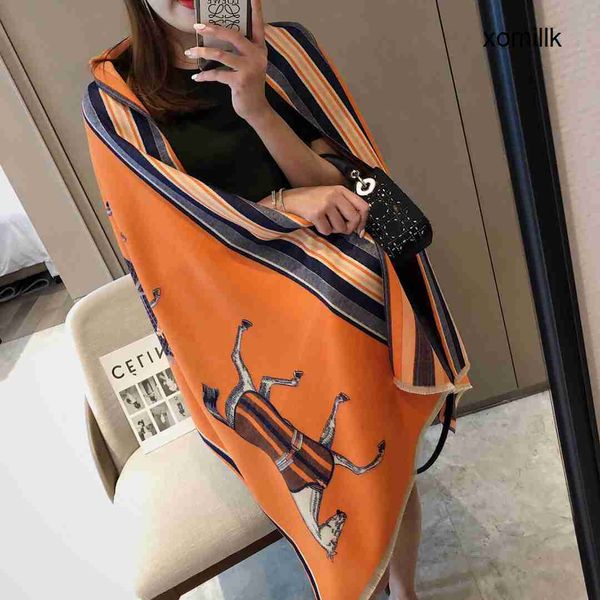 hermm classic scarf imitation cashmere scarf autumn and winter fashion style war horse qinghai lake plateau gannan ningxia tourism shawl, Blue;gray
hermm classic scarf imitation cashmere scarf autumn and winter fashion style war horse qinghai lake plateau gannan ningxia tourism shawl, Blue;gray