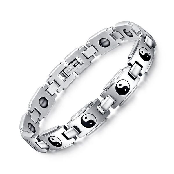 bangle new yinyang premium magnetic health bracelets to pain relief for men women good healthy charm therapy men women bracelet, Black
bangle new yinyang premium magnetic health bracelets to pain relief for men women good healthy charm therapy men women bracelet, Black