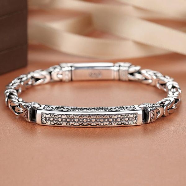 bangle new handmade silver men's bracelets personality and plain pattern retro fashion people key pattern buckle gift accessories, Black
bangle new handmade silver men's bracelets personality and plain pattern retro fashion people key pattern buckle gift accessories, Black
