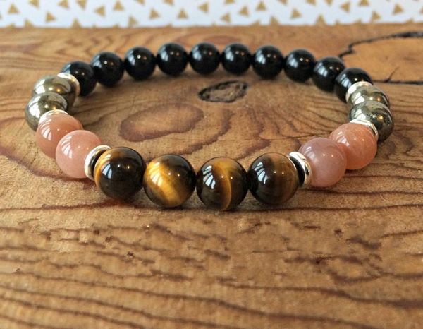 bangle solar plexus chakra 8mm bead black onyx tiger eye stone pyrite sun stone bracelet manipura jewelry yoga mala bracelet
bangle solar plexus chakra 8mm bead black onyx tiger eye stone pyrite sun stone bracelet manipura jewelry yoga mala bracelet