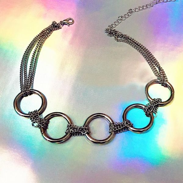 necklaces cool punk gothic o shaped metal link chain choker chains collar necklace, Silver
necklaces cool punk gothic o shaped metal link chain choker chains collar necklace, Silver
