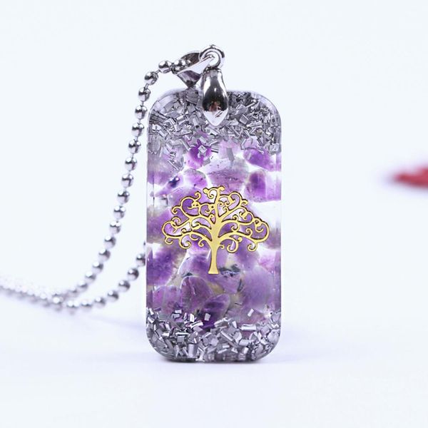 necklaces natural amethystine necklace orgonite pendant life of tree energy necklace yoga jewelry, Silver
necklaces natural amethystine necklace orgonite pendant life of tree energy necklace yoga jewelry, Silver