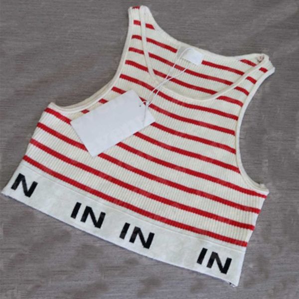 womens designers tanks knit vest sweaters t shirts designer striped letter sleeveless knits fashion style ladies pullover 3ess, White
womens designers tanks knit vest sweaters t shirts designer striped letter sleeveless knits fashion style ladies pullover 3ess, White
