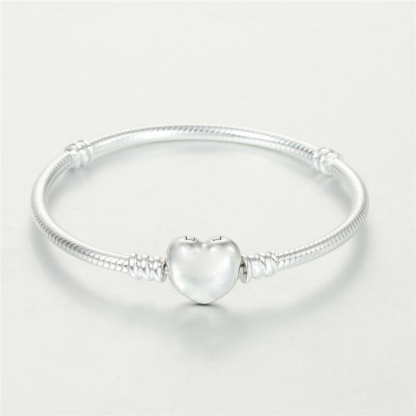 bangle fashion charms bracelets for women diy silver 925 jewelry snake chain signature heart clasp silver bracelets beaded starter girl, Black
bangle fashion charms bracelets for women diy silver 925 jewelry snake chain signature heart clasp silver bracelets beaded starter girl, Black