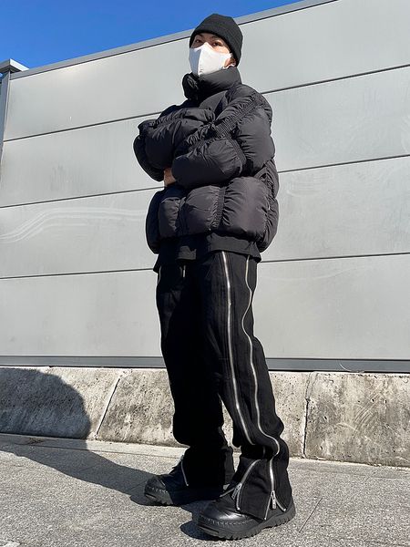 men's pants hip hop double zipper y2k overalls cargo pants vintage streetwear jeans for women 230519, Black
men's pants hip hop double zipper y2k overalls cargo pants vintage streetwear jeans for women 230519, Black
