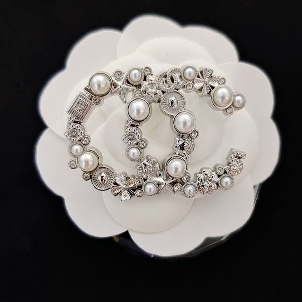 emed stamp designer brooches pins brooches pearl c brand sier women badge brooch designer jewelry gift collar versatile non, Gray
emed stamp designer brooches pins brooches pearl c brand sier women badge brooch designer jewelry gift collar versatile non, Gray
