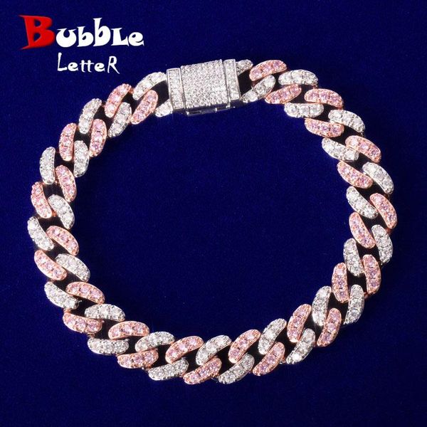 bangle 10mm pink miami cuban link bracelet bling women jewelry aaaa zircon charm hip hop chain, Black
bangle 10mm pink miami cuban link bracelet bling women jewelry aaaa zircon charm hip hop chain, Black