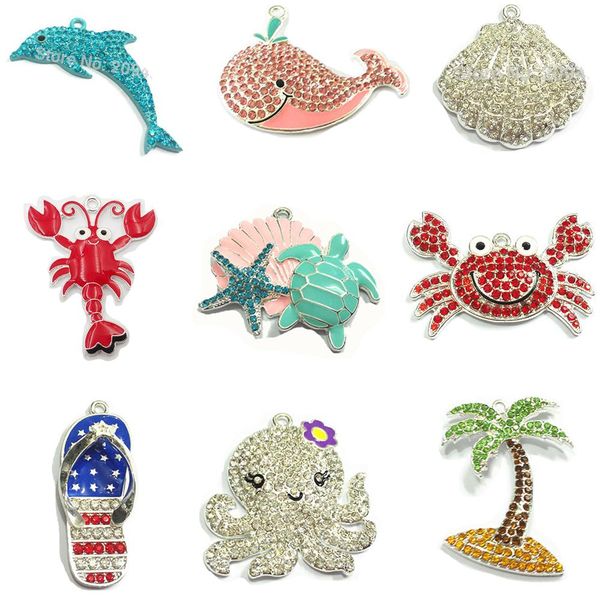 necklaces 10pcs/bag ocean theme/shell/dolphin/lobster/crab/whale/squid/tree/slipper ...summer pendant for summery kids necklace design, Silver
necklaces 10pcs/bag ocean theme/shell/dolphin/lobster/crab/whale/squid/tree/slipper ...summer pendant for summery kids necklace design, Silver