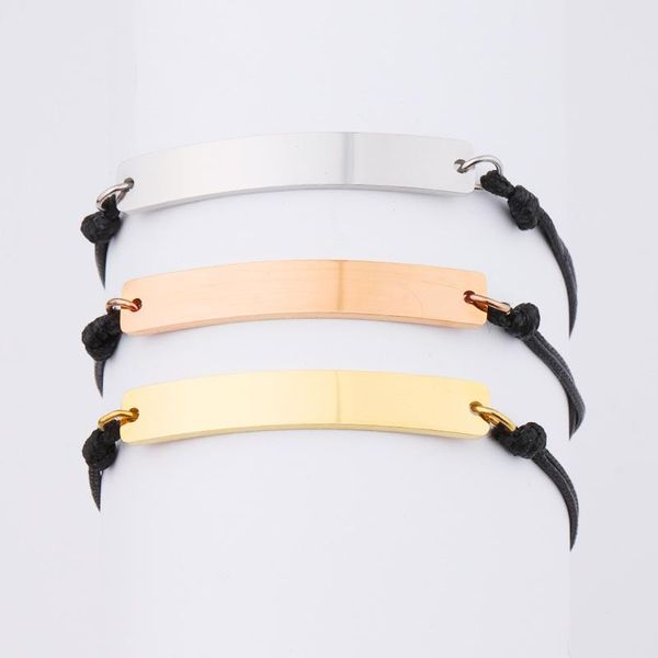 bangle 100% stainless steel plate bracelet blank for engraving adjustable rope chain braid bracelets id bracelet wholesale 10pcs, Black
bangle 100% stainless steel plate bracelet blank for engraving adjustable rope chain braid bracelets id bracelet wholesale 10pcs, Black