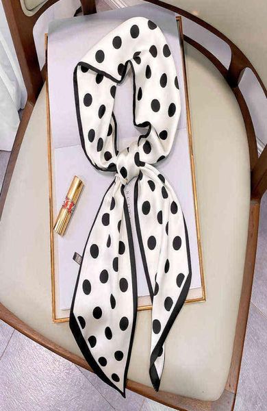design brand dot scarf women small narrow skinny silk scarfs female bags ribbon tie band foualrd neckerchief hair neck scarves y227573443, Blue;gray
design brand dot scarf women small narrow skinny silk scarfs female bags ribbon tie band foualrd neckerchief hair neck scarves y227573443, Blue;gray