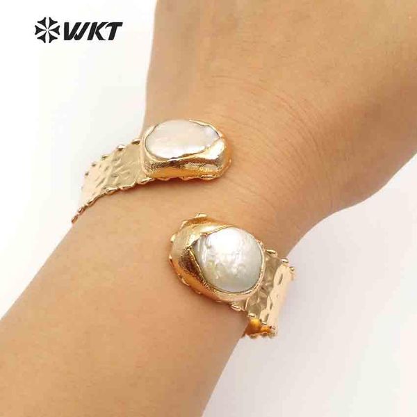 bangle wtb434 boho style pearl bangle bracelet double freshwater pearl with gold trim adjustable bangle gift for women and girls, Black
bangle wtb434 boho style pearl bangle bracelet double freshwater pearl with gold trim adjustable bangle gift for women and girls, Black