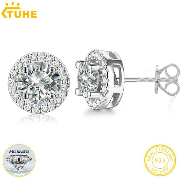 stud classic round 2ct diamond test passed moissanite earring for women jewelry sterling silver 925 fashion earrings engagement gift, Golden;silver
stud classic round 2ct diamond test passed moissanite earring for women jewelry sterling silver 925 fashion earrings engagement gift, Golden;silver