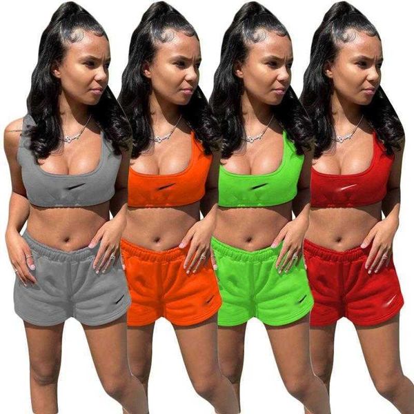 fashion tracksuit designer womens suit embroidery shorts sleeveless vest two-piece summer slim fit sports suits women clothing, Gray
fashion tracksuit designer womens suit embroidery shorts sleeveless vest two-piece summer slim fit sports suits women clothing, Gray