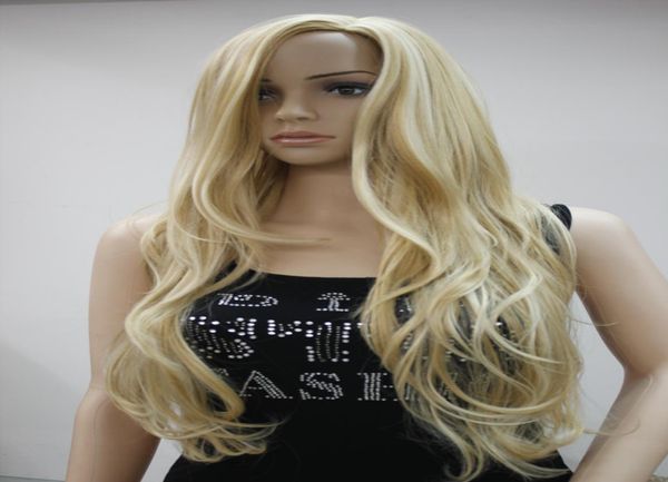 hivision new fashion no bangs side skin part women039s golden blonde mix long curly wavy wig 2694290, Black
hivision new fashion no bangs side skin part women039s golden blonde mix long curly wavy wig 2694290, Black