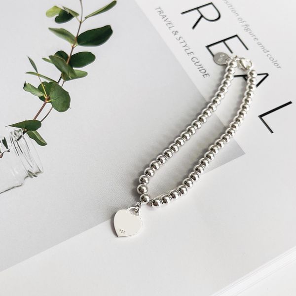 bangle love heart bracelets round bead chain bracelet s925 sterling silver fashion classic jewelry gifts for women, Black
bangle love heart bracelets round bead chain bracelet s925 sterling silver fashion classic jewelry gifts for women, Black