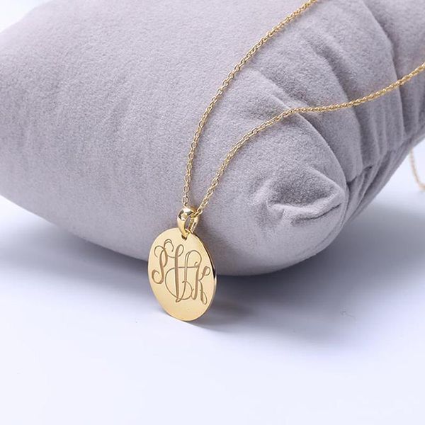 necklaces customized disc necklace custom engraved personalized round pendant choker, Silver
necklaces customized disc necklace custom engraved personalized round pendant choker, Silver