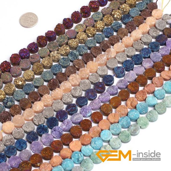 crystal 10mm crude raw druzy amethysts metallic titanium coated coin loose bead for jewelry making srand 8"diy jewelry accessorries bea 
crystal 10mm crude raw druzy amethysts metallic titanium coated coin loose bead for jewelry making srand 8"diy jewelry accessorries bea