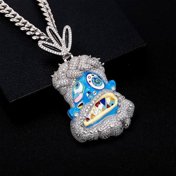 necklaces hip hop full cz stone paved bling iced out color dripping oil funny cartoon avatar pendants necklace for men rapper jewelry, Silver
necklaces hip hop full cz stone paved bling iced out color dripping oil funny cartoon avatar pendants necklace for men rapper jewelry, Silver