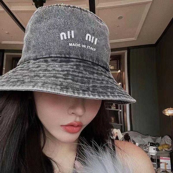 2023 new distressed denim miu fisherman hat women fashion casual wide brim hats designer brand shade bucket caps summer beach necessary, Blue;gray
2023 new distressed denim miu fisherman hat women fashion casual wide brim hats designer brand shade bucket caps summer beach necessary, Blue;gray