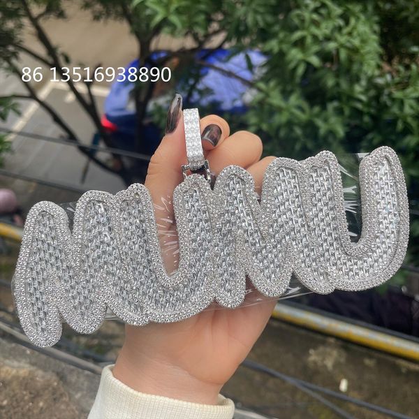 necklaces big baguette zircon letter custom name pendant men hiphop necklace chain customized number rock rapper jewelry, Silver
necklaces big baguette zircon letter custom name pendant men hiphop necklace chain customized number rock rapper jewelry, Silver