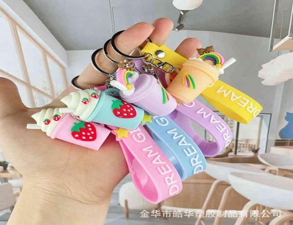keychains imitation ice cream rainbow milk tea cup key chain donut small gift strawberry bag pendant7088880, Silver
keychains imitation ice cream rainbow milk tea cup key chain donut small gift strawberry bag pendant7088880, Silver