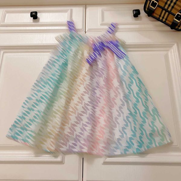 23ss kids designer brand dress girls fashion round neck color rainbow dresses all color logo printing dresss shirt skirt baby clothes z7jj#, Red;yellow
23ss kids designer brand dress girls fashion round neck color rainbow dresses all color logo printing dresss shirt skirt baby clothes z7jj#, Red;yellow