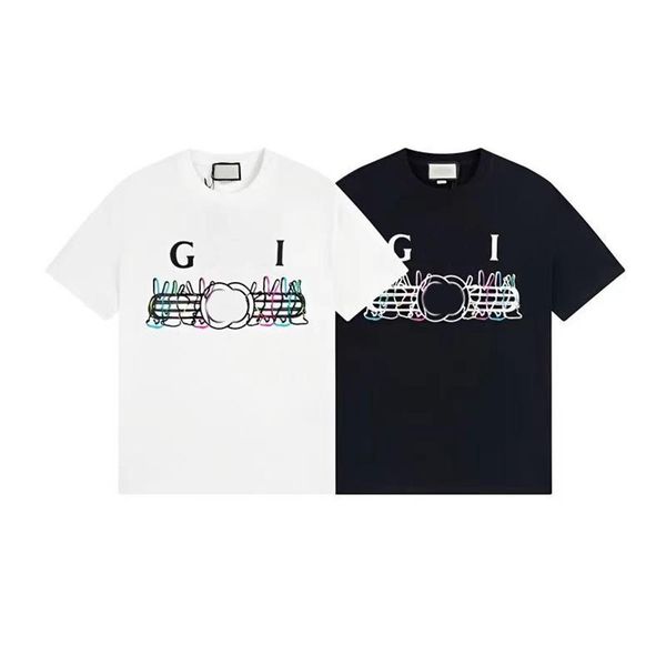 new t-shirt summer lightning contrast blade print short sleeve dingdang cat pattern t-shirt for men and women couples half sleeve loose fit, White;black
new t-shirt summer lightning contrast blade print short sleeve dingdang cat pattern t-shirt for men and women couples half sleeve loose fit, White;black