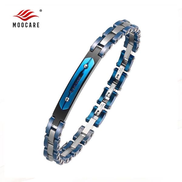 bangle moocare men women stainless steel link bracelet cuff blue thin metal wrist hand charm chain for male female, Black
bangle moocare men women stainless steel link bracelet cuff blue thin metal wrist hand charm chain for male female, Black