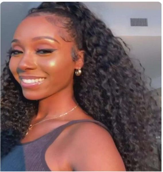 ponytail 100 virgin remy hair kinky curly human hair extensions long drawstring ponytail clip in for black women 160g1821419
ponytail 100 virgin remy hair kinky curly human hair extensions long drawstring ponytail clip in for black women 160g1821419