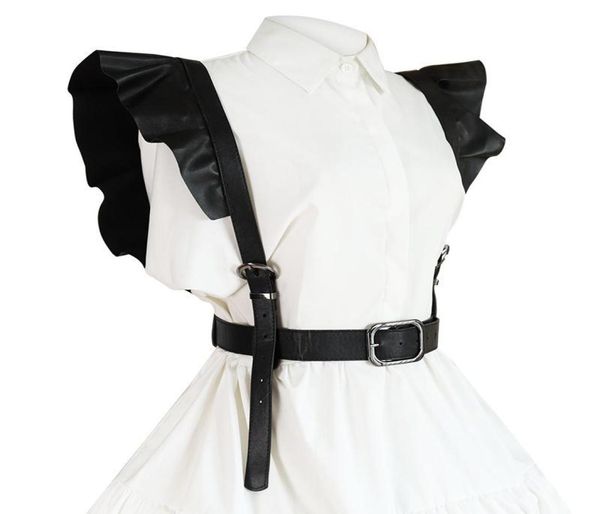 belts personality lace pu leather belt suspenders straps girdle waist seal harness falbala shoulders allmatch female1490074, Black;brown
belts personality lace pu leather belt suspenders straps girdle waist seal harness falbala shoulders allmatch female1490074, Black;brown