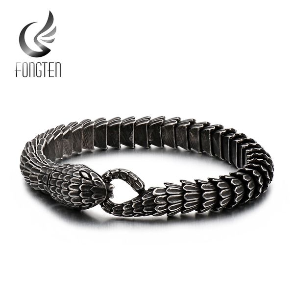 bangle fongten punk black snake link chain bracelets bangle stainless steel charm hip hop personalised men women jewelry
bangle fongten punk black snake link chain bracelets bangle stainless steel charm hip hop personalised men women jewelry