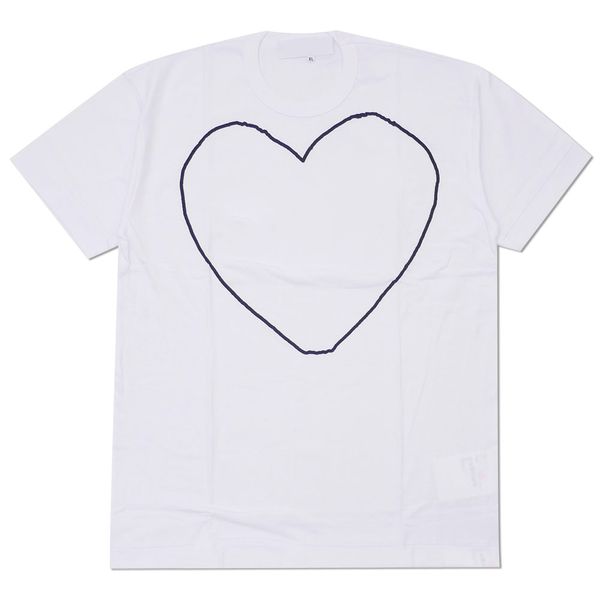 play mens t shirt designer cdg embroidery red heart commes des shirt casual women shirts badge quanlity tshirts cotton short sleeve summer, White;black
play mens t shirt designer cdg embroidery red heart commes des shirt casual women shirts badge quanlity tshirts cotton short sleeve summer, White;black