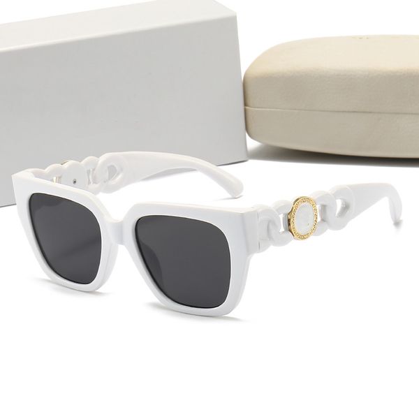 

fashion designer sunglasses rope shaped frameless metal hinge eyewear for men women luxury sun glass uv400 pc versage polarzing seven color, White;black