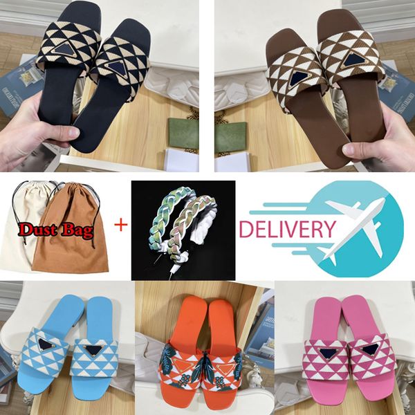 2023 designer for women slippers p embroidered fabric slides triangle label luxury metal flat casual slipper plaid scuffs models comfortable, Black
2023 designer for women slippers p embroidered fabric slides triangle label luxury metal flat casual slipper plaid scuffs models comfortable, Black
