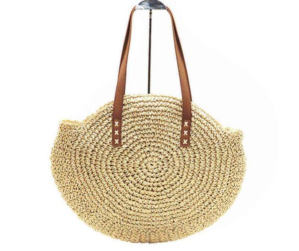 women retro beach bag shoulder bags hand woven straw bag large capacity handmade beach bag bohemian rattan bags summer bags g220212307152
women retro beach bag shoulder bags hand woven straw bag large capacity handmade beach bag bohemian rattan bags summer bags g220212307152