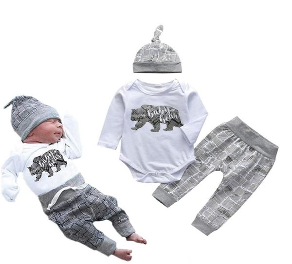 newborn boy clothes baby bear letter print long sleeve romperpantshat infant clothing 3pcs toddler outfits set 2103099005307, White
newborn boy clothes baby bear letter print long sleeve romperpantshat infant clothing 3pcs toddler outfits set 2103099005307, White