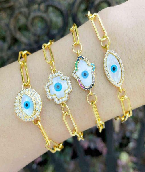srcoi boho sea shell turkish blue eye gold color link chain bracelet pave white cubic zirconia hamsa bangle for women holiday6699653, Black
srcoi boho sea shell turkish blue eye gold color link chain bracelet pave white cubic zirconia hamsa bangle for women holiday6699653, Black