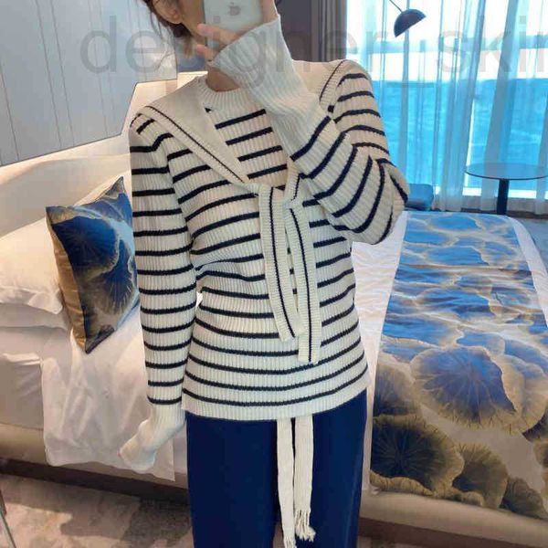 women's sweaters designer autumn and winter wool stripe slim fit sweater letter navy neck shawl contrast two-pieset 00tk, White;black
women's sweaters designer autumn and winter wool stripe slim fit sweater letter navy neck shawl contrast two-pieset 00tk, White;black