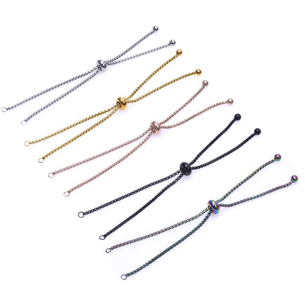 bangle 10pcs stainless steel punk style chain charms buckle adjustable bracelet for locket pendant for women female gift jewelry making, Black
bangle 10pcs stainless steel punk style chain charms buckle adjustable bracelet for locket pendant for women female gift jewelry making, Black