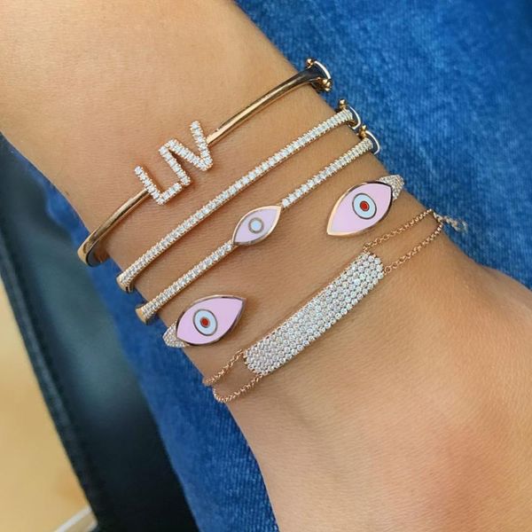 bangle cute lovely colorful enamel lucky turkish evil eye charm open adjusted cuff bangle bracelet for women, Black
bangle cute lovely colorful enamel lucky turkish evil eye charm open adjusted cuff bangle bracelet for women, Black