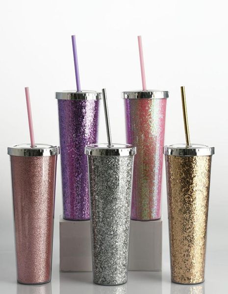 6pcs 24oz glitter straight plastic straw cup with lid sports water bottle coated sequinse shinny coffee ice water milk mug bar par8290741
6pcs 24oz glitter straight plastic straw cup with lid sports water bottle coated sequinse shinny coffee ice water milk mug bar par8290741