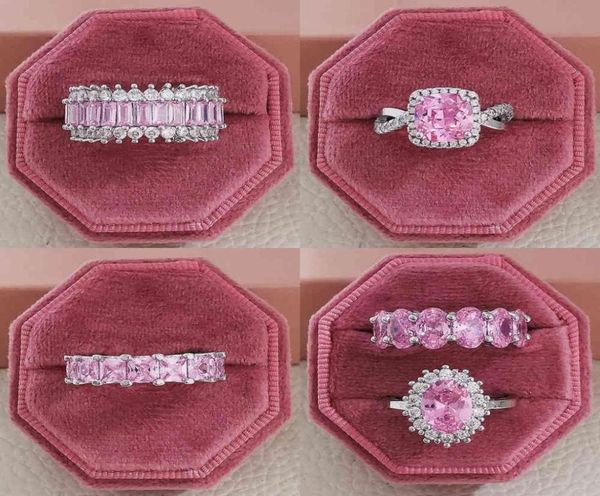 2021 new luxury fashion 925 sterling silver pink engagement wedding band eternity ring for women christmas gift love jewelry z2 x02360037, Slivery;golden
2021 new luxury fashion 925 sterling silver pink engagement wedding band eternity ring for women christmas gift love jewelry z2 x02360037, Slivery;golden