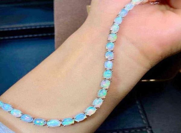 mdina natural opal simple bracelet 925 sterling silver colorful stone bangle for women fine wedding jewelry2135641, Black
mdina natural opal simple bracelet 925 sterling silver colorful stone bangle for women fine wedding jewelry2135641, Black