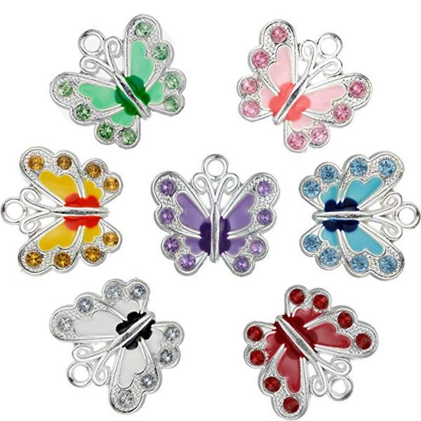 other 100 pcs enamel butterfly charms silver plated beads for jewelry making diy necklace keychain bracelet handmade accessories
other 100 pcs enamel butterfly charms silver plated beads for jewelry making diy necklace keychain bracelet handmade accessories