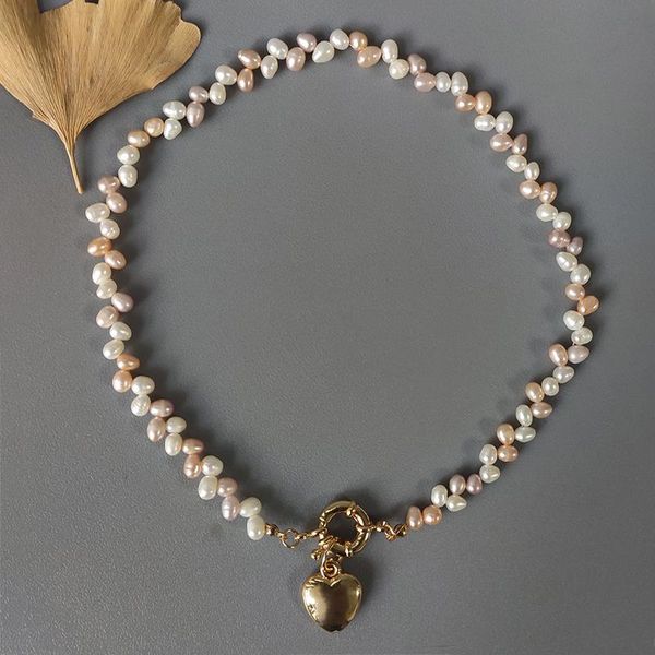 necklaces women trendy gold color heart pendant necklace natural freshwater pearls handmade jewelry valentine's day gifts, Silver
necklaces women trendy gold color heart pendant necklace natural freshwater pearls handmade jewelry valentine's day gifts, Silver