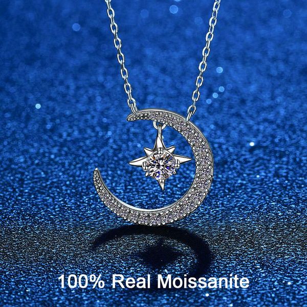 necklaces real vvs1 moissanite necklace for women 925 sterling silver moon star 0.5 ct gra diamond pendant necklace bridal fine jewelry
necklaces real vvs1 moissanite necklace for women 925 sterling silver moon star 0.5 ct gra diamond pendant necklace bridal fine jewelry