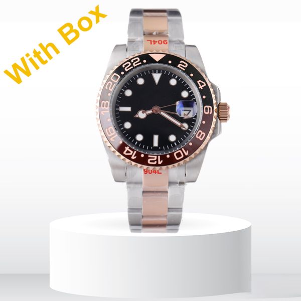 with box aaa men's watch automatic watches mechanical ceramic all stainless steel swimming sapphire luminous business casual montre de, Slivery;brown
with box aaa men's watch automatic watches mechanical ceramic all stainless steel swimming sapphire luminous business casual montre de, Slivery;brown