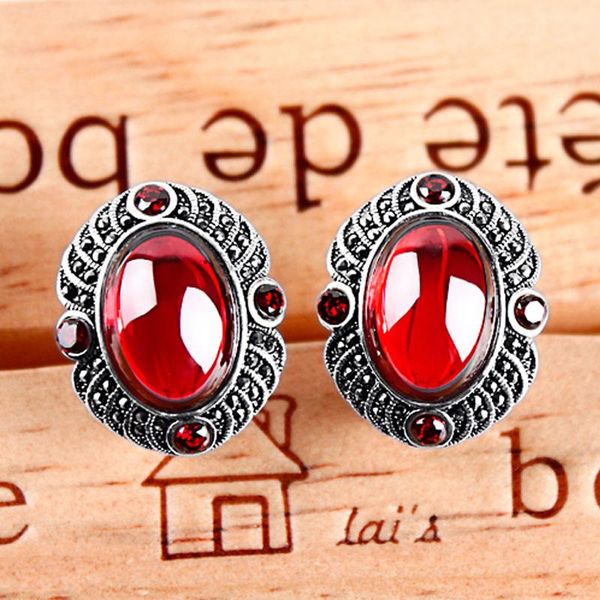 back zhjiashun vintage natural garnet 100% 925 sterling silver clip earrings for women retro gemstone ruby stud earrings jewelry
back zhjiashun vintage natural garnet 100% 925 sterling silver clip earrings for women retro gemstone ruby stud earrings jewelry
