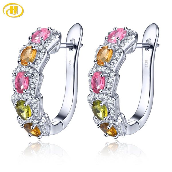 huggie natural tourmaline sterling silver clip earring 14.8 carats genuine colorful tourmaline fine jewelry elegant romantic style, Golden;silver
huggie natural tourmaline sterling silver clip earring 14.8 carats genuine colorful tourmaline fine jewelry elegant romantic style, Golden;silver